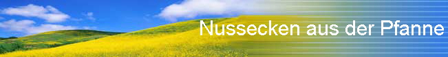 Nussecken aus der Pfanne