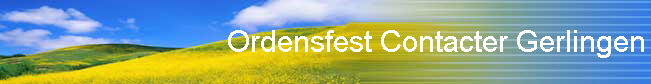 Ordensfest Contacter Gerlingen